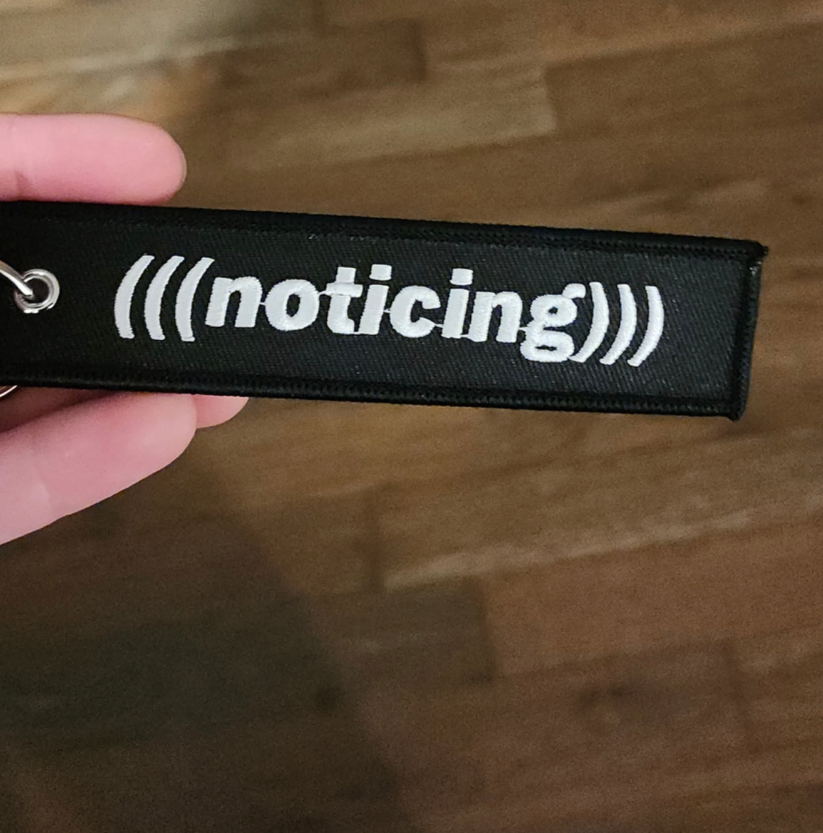 Truth Watch (((Noticing))) Keychain